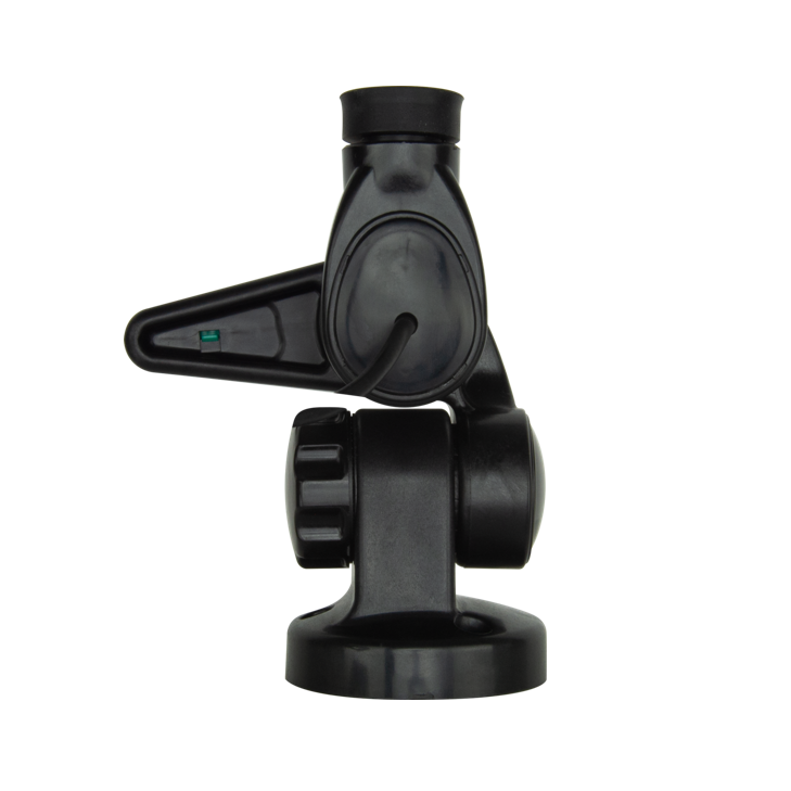 GME Double Swivel Round Antenna Base - Suit AW36xx Whips - White & Black