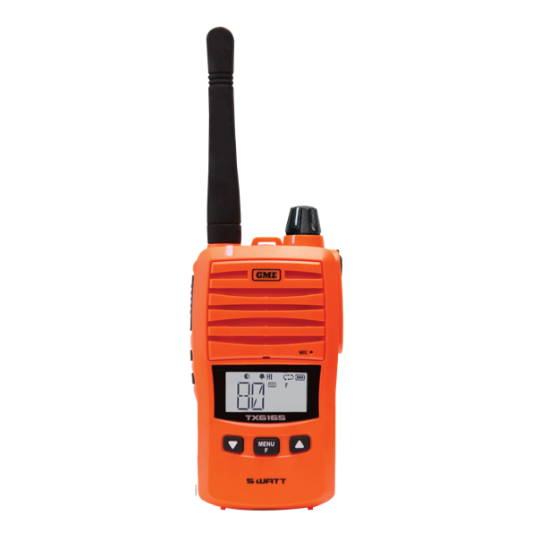 GME TX6165X 5/1 Watt IP67 UHF CB Handheld Radio