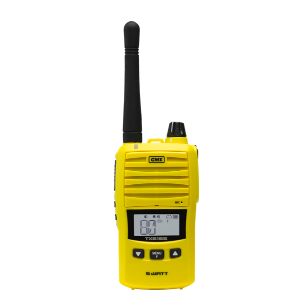 GME TX6165X 5/1 Watt IP67 UHF CB Handheld Radio