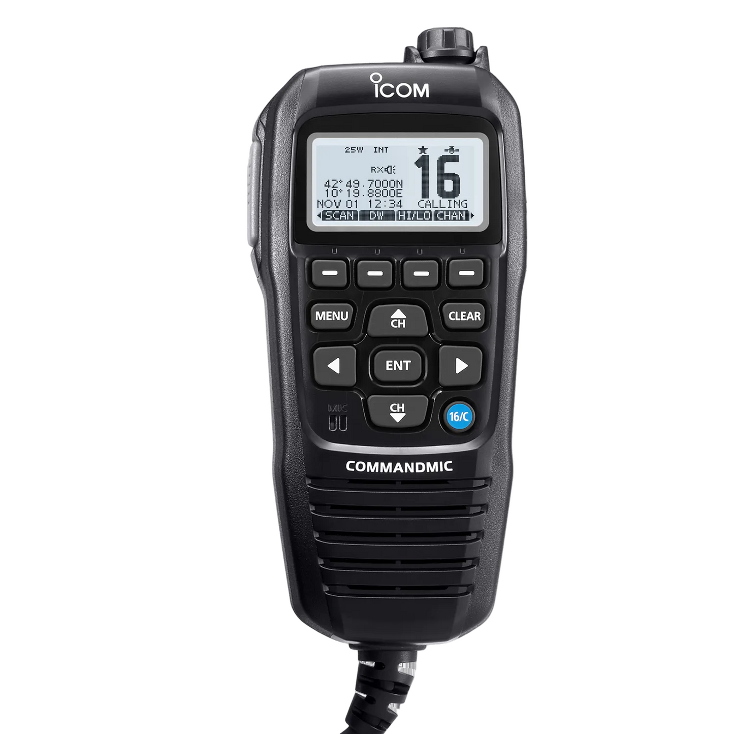 iCOM HM-195GB Command Mic