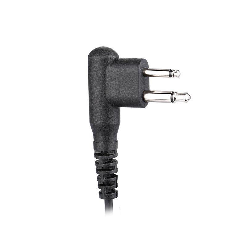 Radio Depot Motorola 2-Prong PTT & Microphone Cable w. 3.5mm Jack
