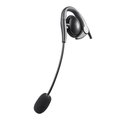 Earhook Headset with Flexible Boom Mic
