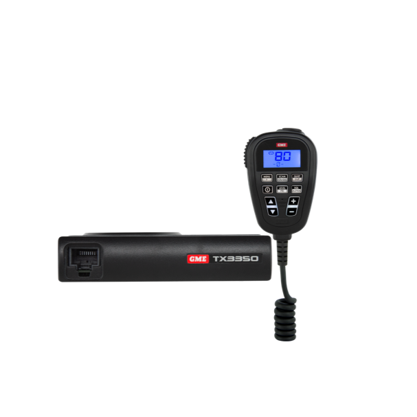 GME 5 Watt Super Compact UHF CB Radio - LCD Speaker Mic - TX3350