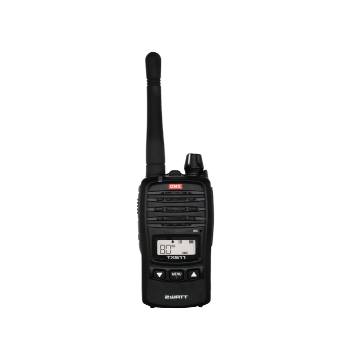 GME 2 Watt UHF CB Handheld Radio - Quad Pack - TX677QP