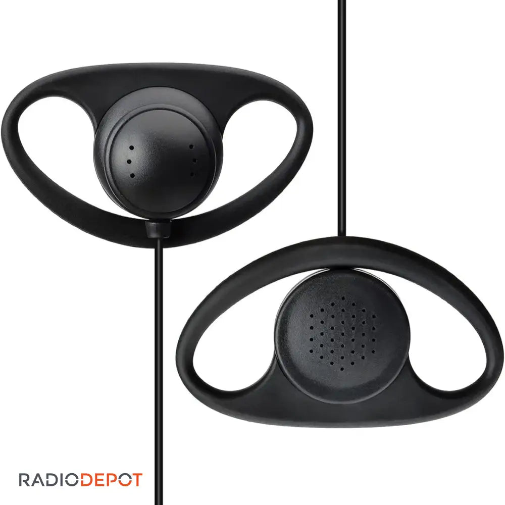 D-Shape Earmic For Kenwood Earpiece