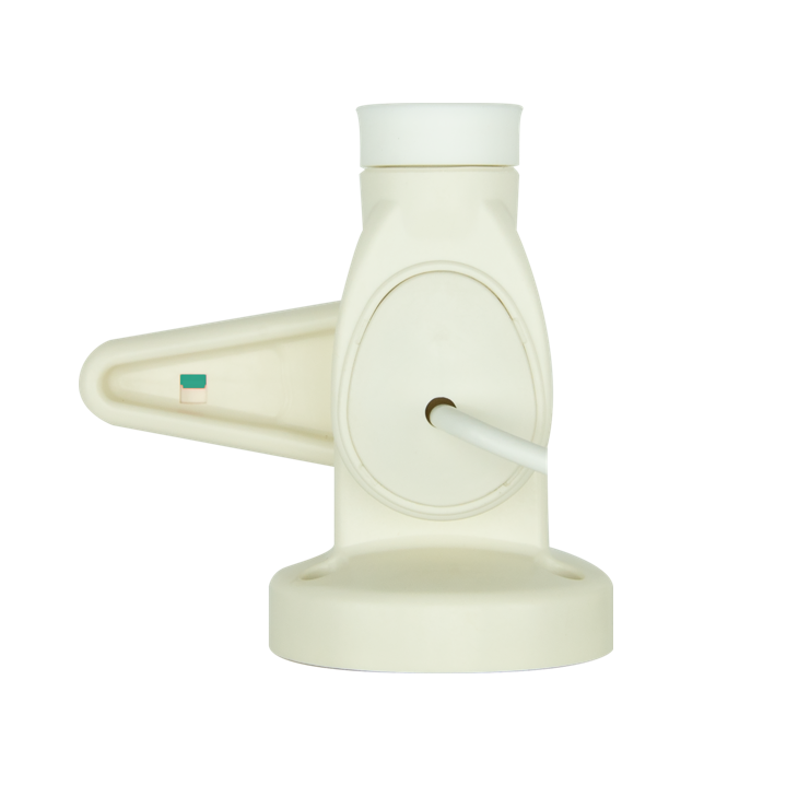 GME Single Swivel Round Antenna Base - Suit AW36xx Whips - White & Black