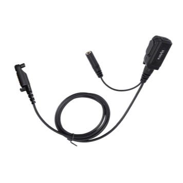 Hytera PTT & Mic Cable w. 3.5mm Jack