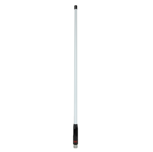 GME 1050mm Antenna Whip (6.6dBi Gain) - White / Black - AW4705WB
