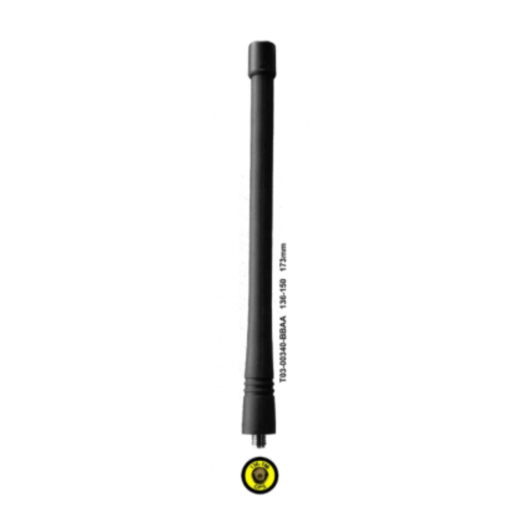 Tait TP3000 VHF Antenna - 136-150MHz - 173mm - T03-00340-BBAA