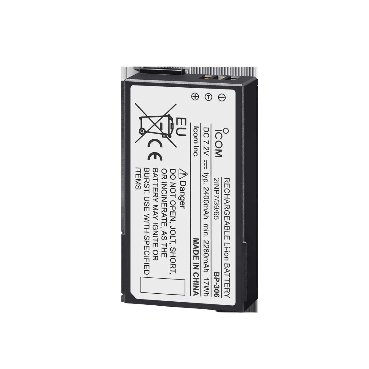 iCOM BP-306 Li-Ion Battery 2400mAH