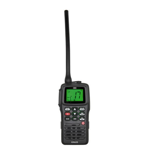 GME 5/1 Watt Handheld VHF Marine Radio - GX625