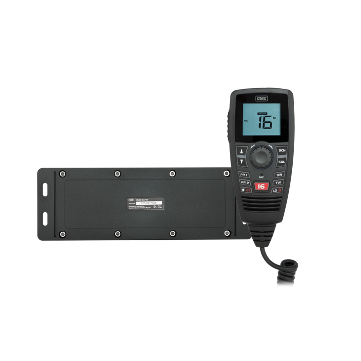 GME Black Box VHF Marine Radio - Black - GX750B