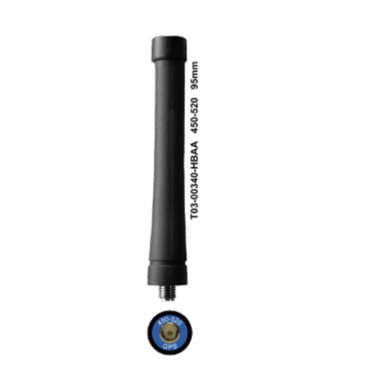 Tait TP3000 UHF2 Antenna - 450-520MHz/GPS Stubby 95mm - T03-00340-HBAA