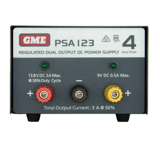 GME Regulated Power Supply (4 Amp Peak) - PSA123