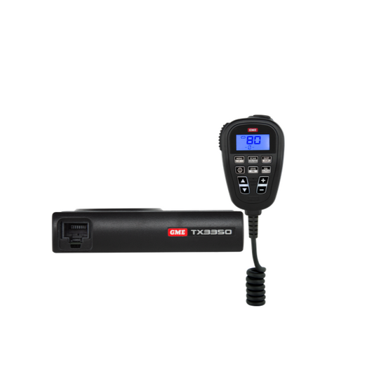 GME 5 Watt Super Compact UHF CB Radio - LCD Speaker Mic - TX3350