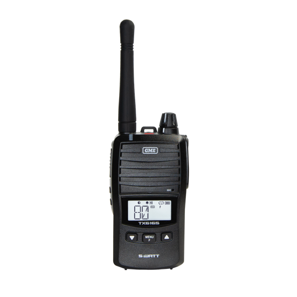 GME TX6165X 5/1 Watt IP67 UHF CB Handheld Radio