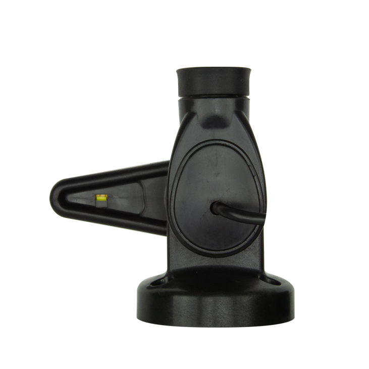 GME Single Swivel Round Antenna Base - Suit AW36xx Whips - White & Black