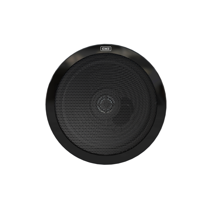 GME 110 Watt IP54 Marine Flush Mount Speakers - Black & White - GS520