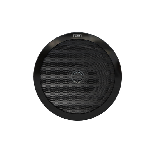 GME 140 Watt IP54 Marine Flush Mount Speakers - Black & White - GS620