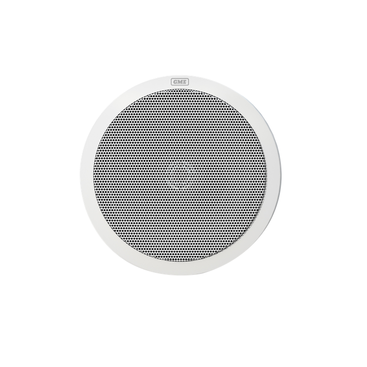 GME 110 Watt IP54 Marine Flush Mount Speakers - Black & White - GS520