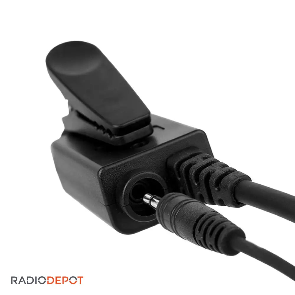 Radio Depot Noise Cancelling PTT & Microphone Cable w. 2.5mm Jack Earpiece